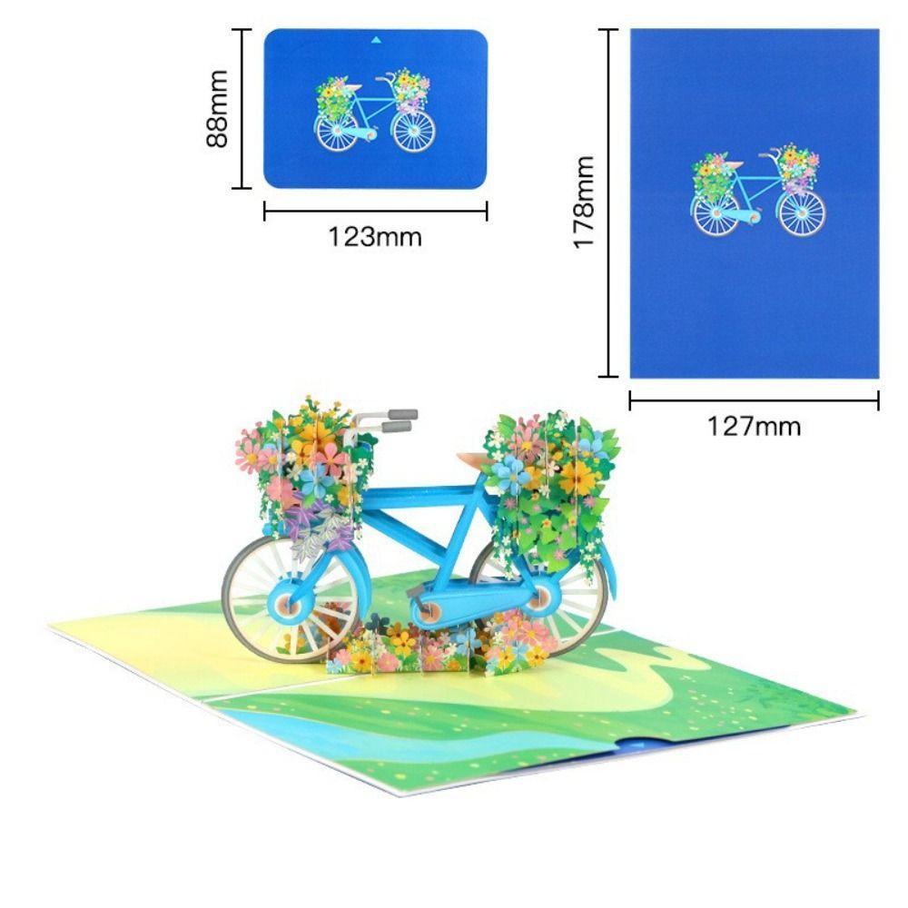 Handwriting 3D Pop-Up Valentine's Day Cards 3D Love Postcard Festival Decoration