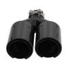 Car 2?1 Rear Exhaust Tip Y Pipe Dual 93mm Outlet Single 63mm Inlet Modification Universal
