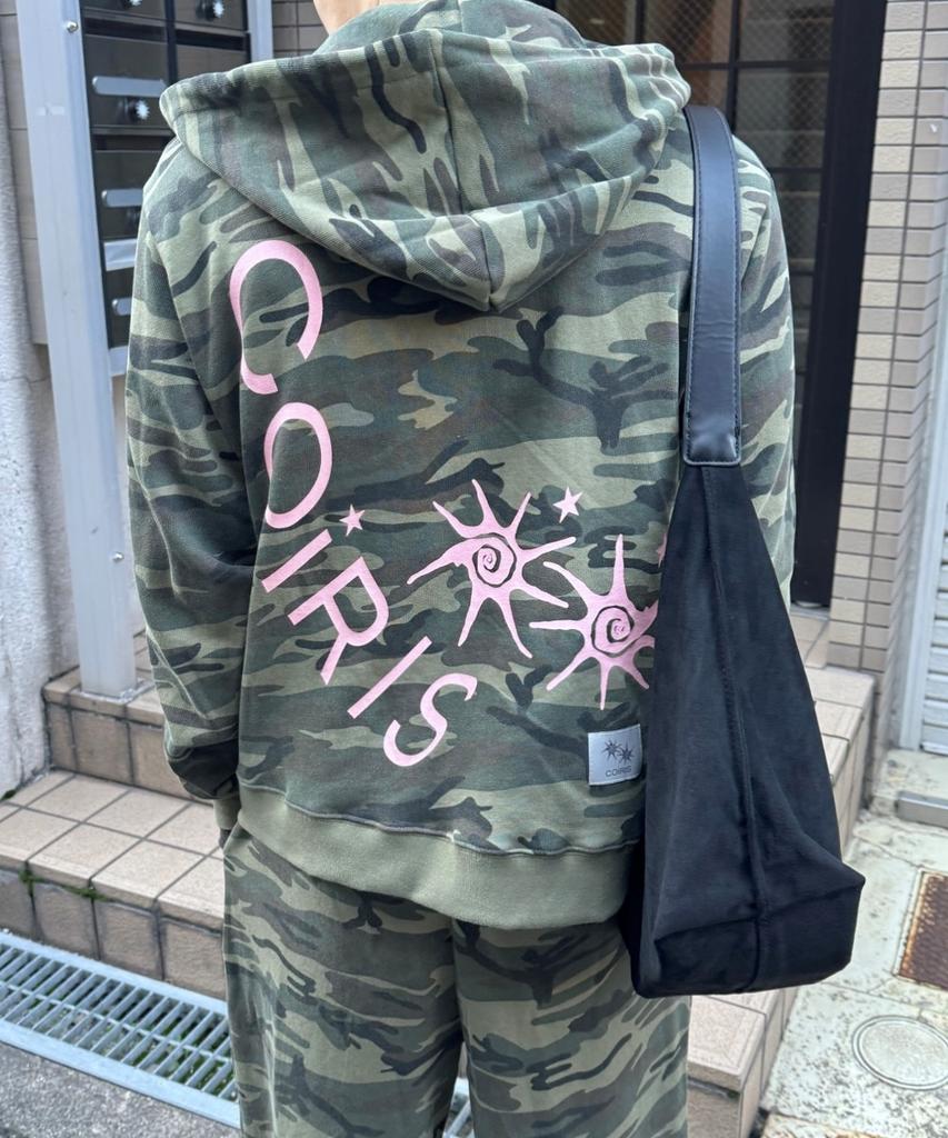 Худи унисекс Coiris Grime Setup Camo с двусторонней молнией