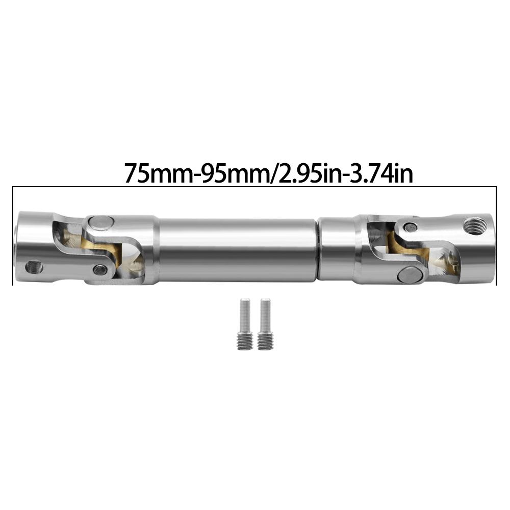 Metal Internal Spline Drive Shaft Universal Joint Driveshaft for 1/10 RC Car Crawler Axial SCX10 Gladiator YK4082 TRX4 TF2 D110