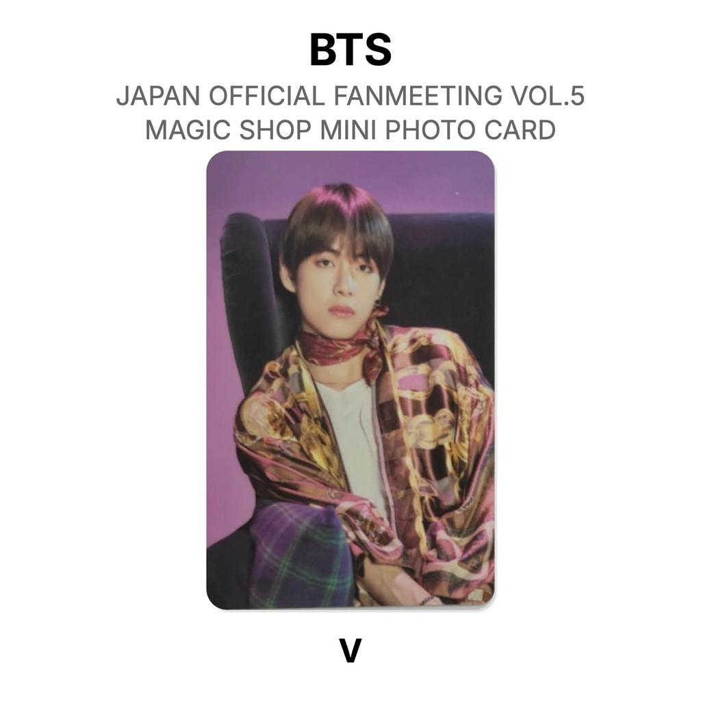 BTS ОФИЦИАЛЬНАЯ ФАН-ВСТРЕЧА В ЯПОНИИ VOL.5 MAGIC SHOP МИНИ-ФОТОКАРТОЧКА Официальная фотокарточка