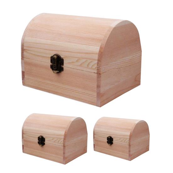 Шкатулка для драгоценностей незавершенная деревянная нежная легкая брелок ручной работы ручной работы для стола