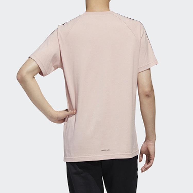 adidas neo M Esntl 3S Tee Sports Short Sleeve Pink Men's GJ8903