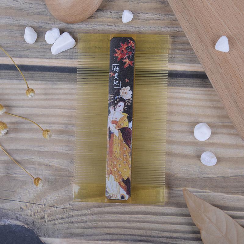 Durable Resin Dense-Toothed Comb Lice Comb Anti-Dandruff Comb Hairdressing Comb