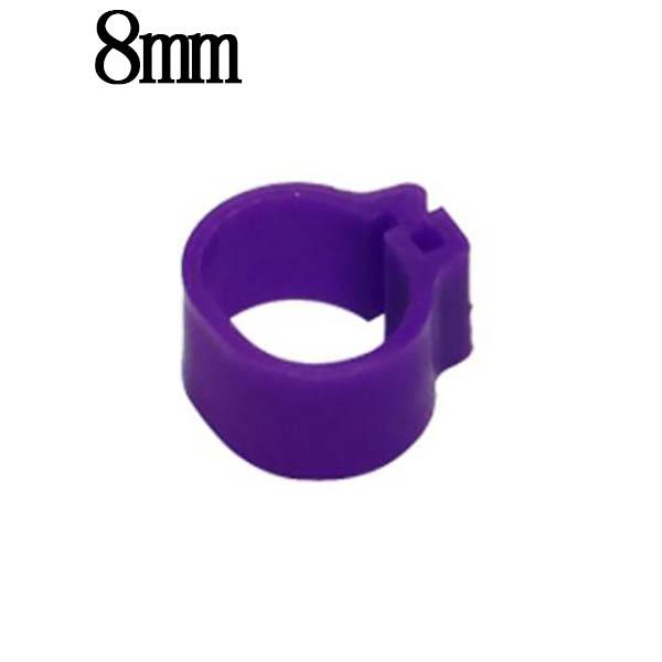 Идентификационнные многоцветные кольца на лапки птиц 10/100штук