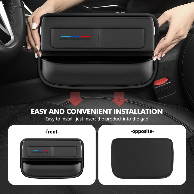 For BMW Car Seat Gap Multifunction Storage Box Seat Gap Cup Holder X1 X3 X4 X5 X7 G20 G38 F20 F39 F48 E46 E60 E36 E39 MM1