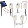 Xiaomi Halloween Outdoor Decorations 5PC/Set Solar White Ghost Garden Path LED Lights Outdoor Holiday Waterproof Lawn Holiday Lighting