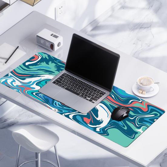 30x80CM Large Laptop Mousepad Abstract Print Non-slip Natural Rubber Waterproof Portable Foldable Gaming Mouse Pad Computer Accessories