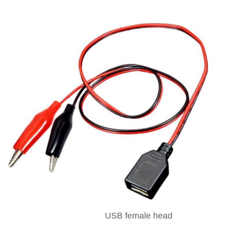 1~10 шт. зажимы типа «крокодил» для тестового кабеля USB-штекера, соединительный провод для аккумулятора, двойной щуп 24 мм, зажим типа «крокодил» для измерения мультиметром