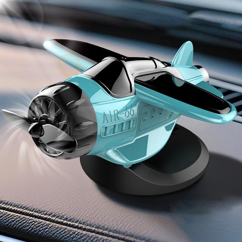 360° Автомобильные Солнечные Украшения Самолетики Центр Автомобиля Питание Самолет Декор Салона Украшения Аксессуары Консоль Автомобиля A5t3