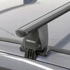 DR PK8 2023 roof rack - black aluminum Delta 135cm, mounting on the edges