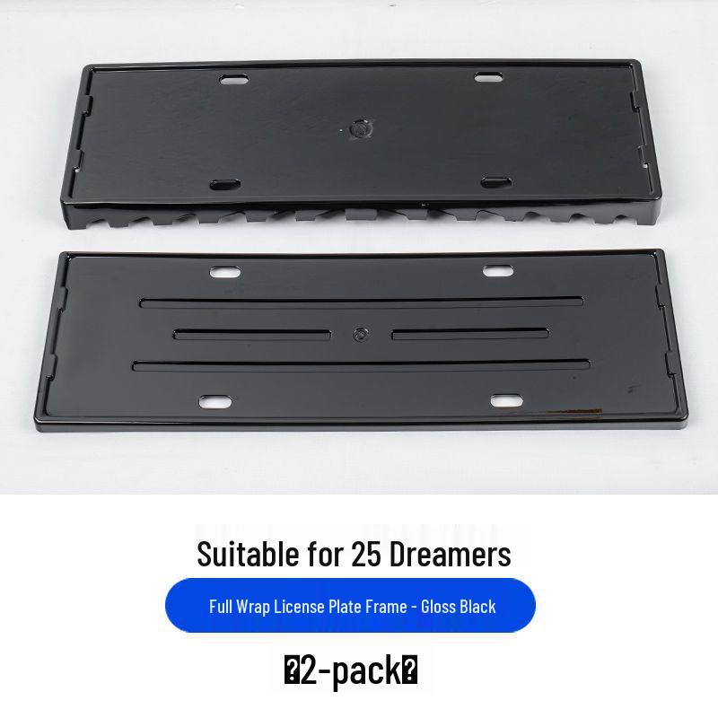 Универсальная рамка для номерного знака для Lantu Dreamer - Подходит для 25 новых моделей, Защищает и демонстрирует номерные знаки