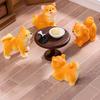 1Pc Resin Shiba Inu Ornament Dog Figurine Animal Miniature Fairy Garden Doll House Decoration Diy Micro Landscape Home Decor