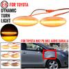 1 Pair LED Car Dynamic Side Marker Blinker Light For Toyota Yaris COROLLA Auris Mk1 E15 RAV4 Mk3 Etios Scroll Turn Signal Lamp
