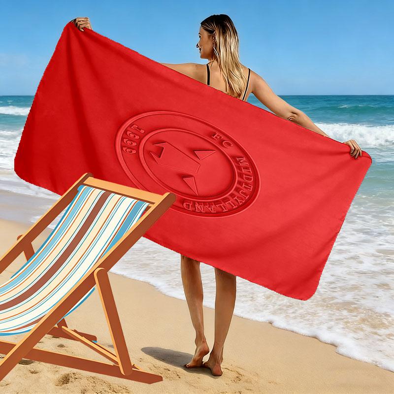 FC Midtjylland1 Print Beach Towel, Large Soft Quick Dry Towel for Beach Camping Swimming