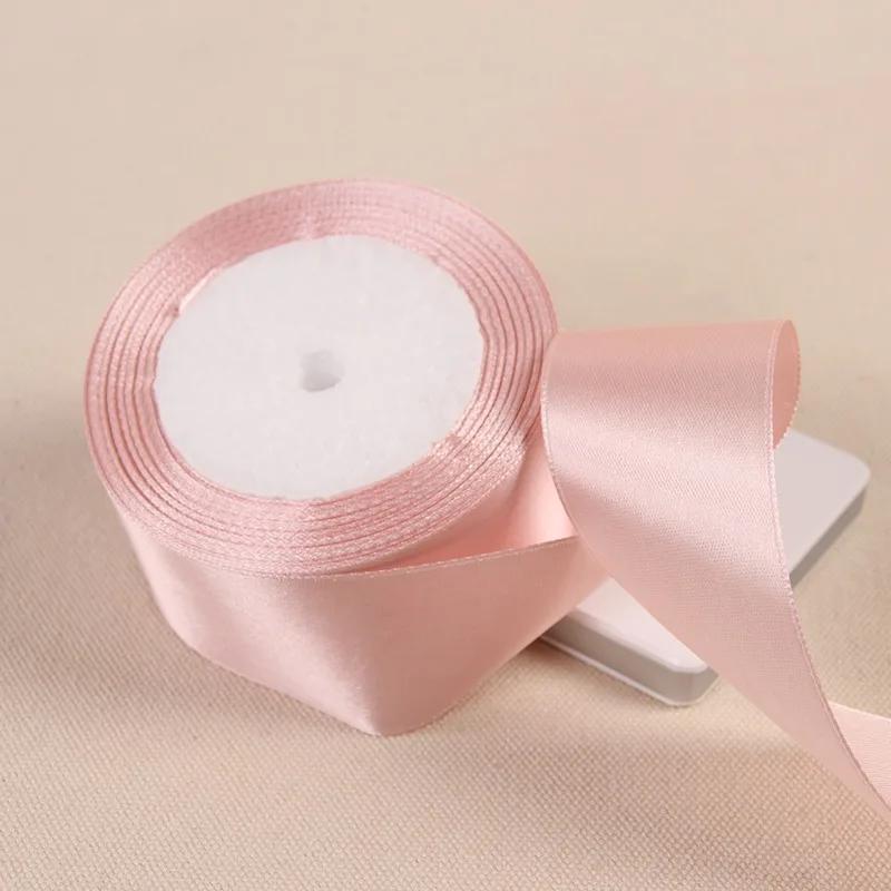 22 метра/рулон 4 см атласные ленты ремесла бант своими руками подарочная упаковка винно-красный оранжевый желтый зеленый синий фиолетовый черный серый золотой белый ленты