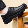 Four Season Soft-sole Oxford Shoes Genuine Leather Men Casual Shoe Anti-slip Walking Shoes Fashion Man SneakersBusiness Footwear