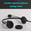 Portable Headset Cover Sponge Foam Replacement Earmuff for TELEX AIRMAN 1 Pair Soft Ear Pad Cover Earphone Cushion