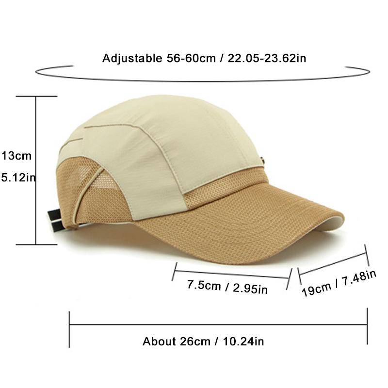 Летняя Бейсболка Мужская Женская Дышащая Snapback Повседневный Козырек Весна На Открытом Воздухе Спорт Быстросохнущая Кепка-Защита от Солнца Тракер