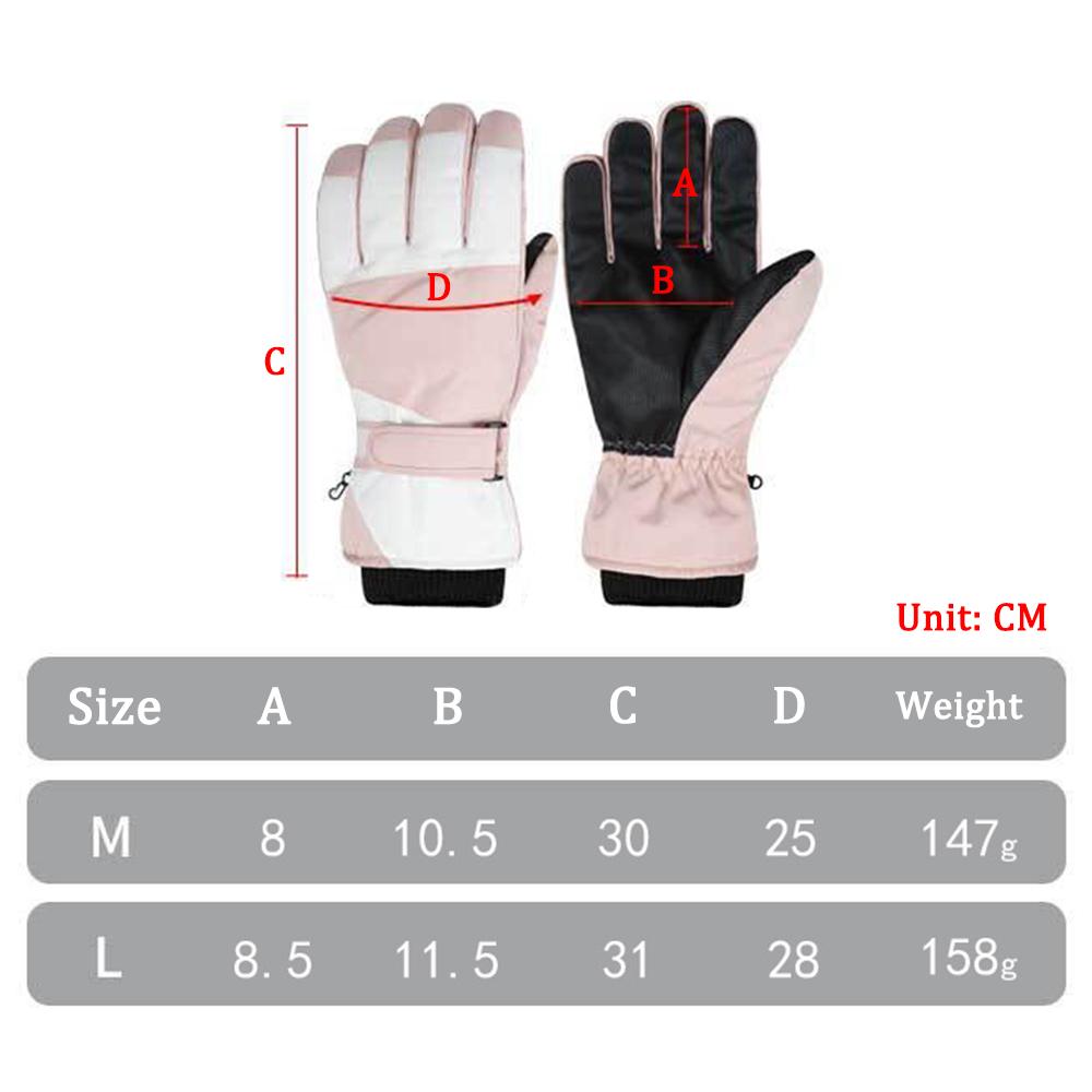 Full Finger Winter Plush Gloves Fleece Riding Gloves High Quality Ski Gloves Winter Warm