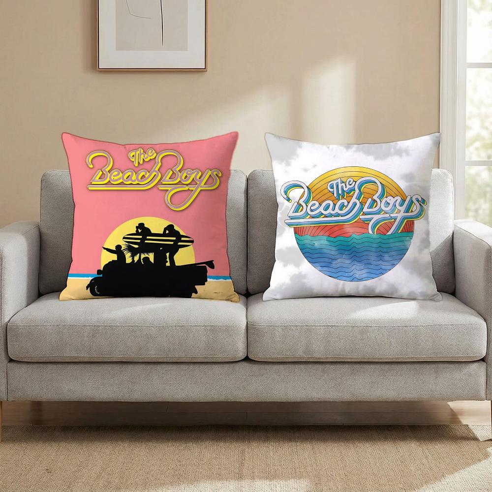 Classic The Beach Boys Cushion Cover Cushion Cover Set 4Pcs 50X50 45X45 40X40 Pillowcase Decorative Sofa Home Decor