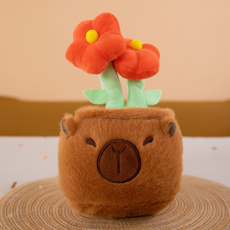 Kuromi Hello Kitty Melody Cinnamoroll Spongebob Squarepants Plush Plant Pot With Soft Pp Cotton Plush Toy For Kids Room Decor