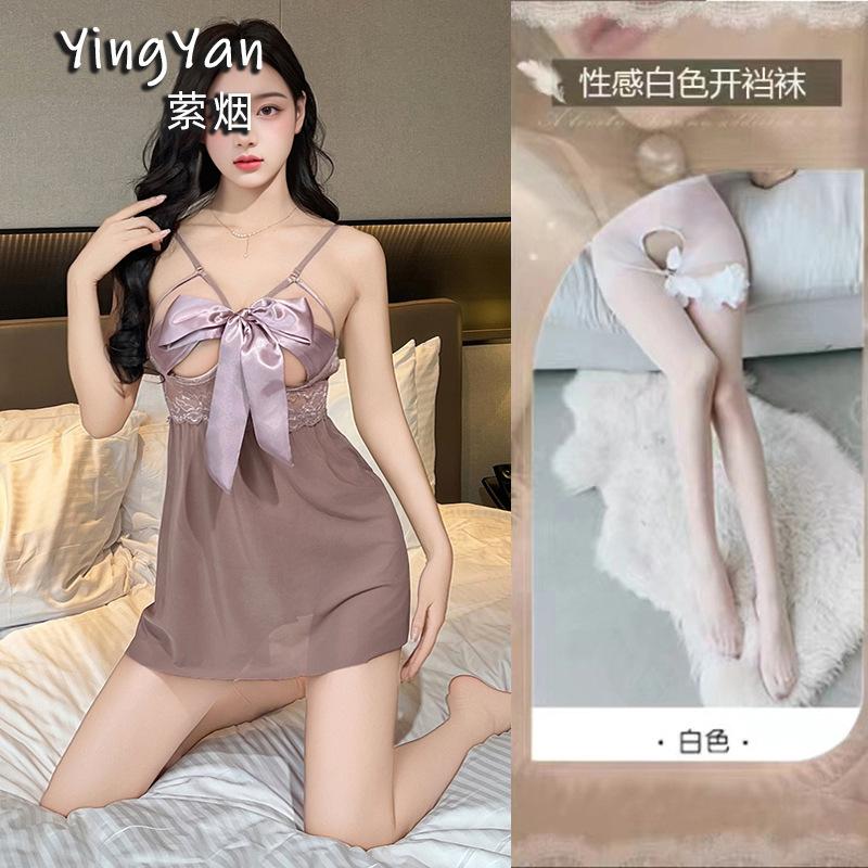 Sexy lingerie plus size lace seduction butterfly sexy steel tray gathers women hot uniform