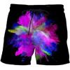 Мужские пляжные шорты в крапинку с узором тай-дай с 3D принтом, модные шорты в стиле хип-хоп, летний поп-гавайский купальник, крутые плавки для серфинга