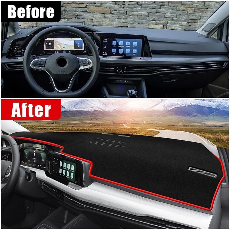 For Volkswagen VW Golf 8 MK8 Car Dashboard Cover Mat trument Carpets Anti-UV Non-Slip Pad Accessories