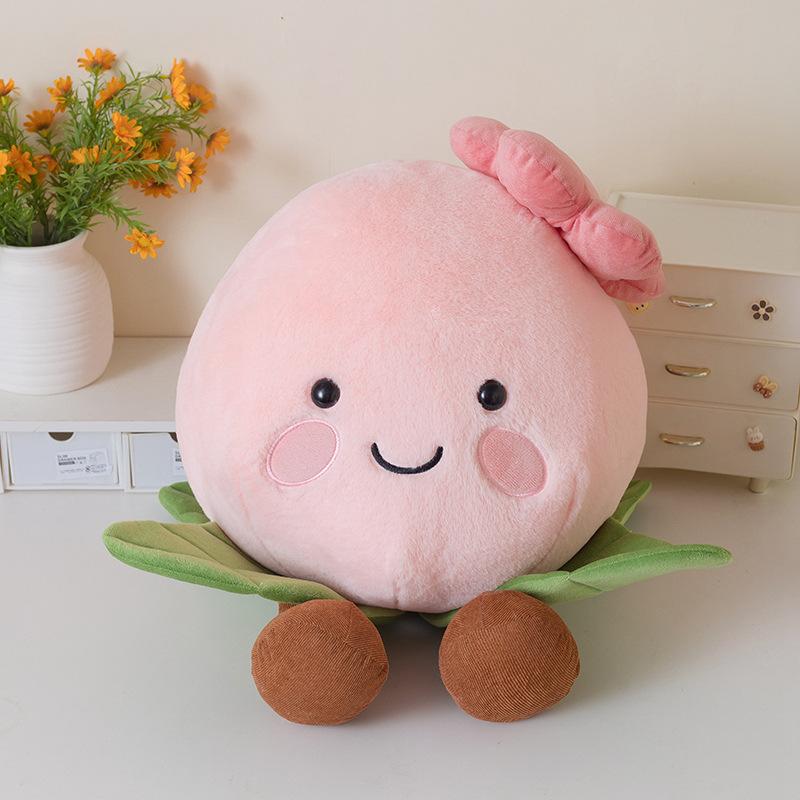 Sam's same vegetable series throw pillow green onion tomato peanut mushroom doll cushion plush toy