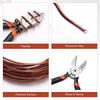 Bonsai Training Wire Kit for Bonzai Trees Indoor, Bonsai Wire Kit, Aluminum Wire for Handicrafts, Bonsai Tool Set with Cutter Size of 1-mm, 1.5-mm