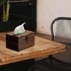 Elegant Wooden Tissue Box Holder for Home and Office