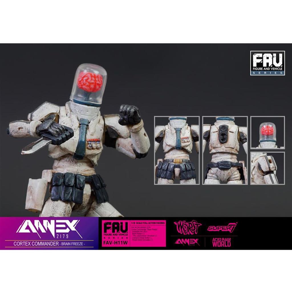 HiPlay TOY ALLIANCE ACID RAIN Cortex Commander Movable Figure Painted Finished Product 1/18 FAV-H11W "Brain Freeze"