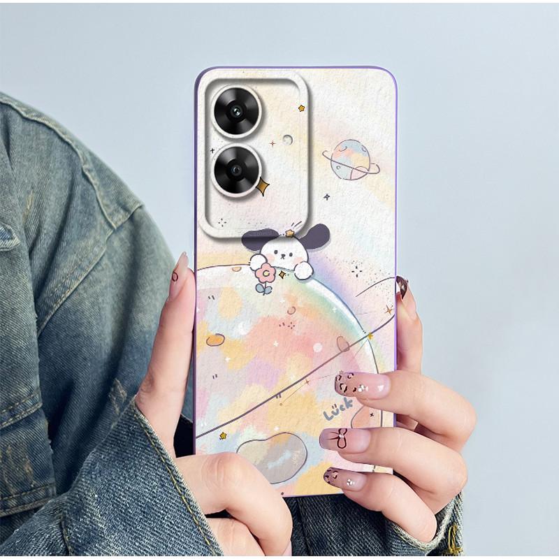 Чехол для телефона Realme Narzo N61 Note60, чехол Note 60 NarzoN61, мягкий силикон, окрашенный, модный, с рисунком, мультяшный, с цветами, задняя крышка