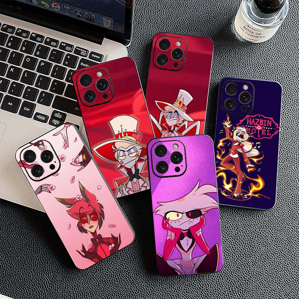 Cover for Xiaomi Redmi Note 13 14 Pro Plus ProPlus 14C 13C Pro+ 5G Casing Phone Case Dust H-Hazbins Charile Hotels Angel Alastor