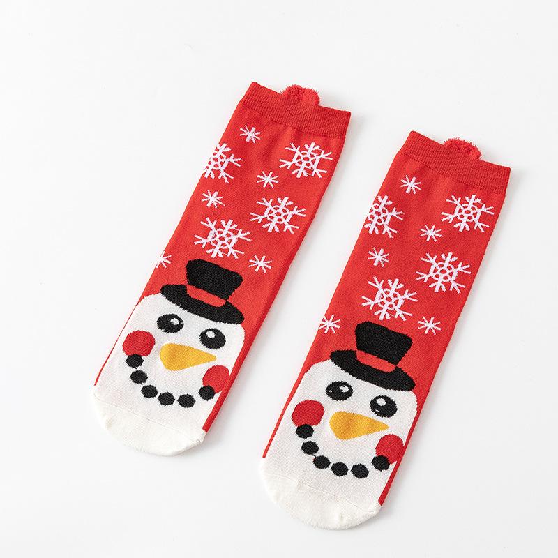Christmas Cotton Cartoon Socks Merry Christmas Decorations For Home Xmas Ornaments Gifts Party Supplies Happy New Year
