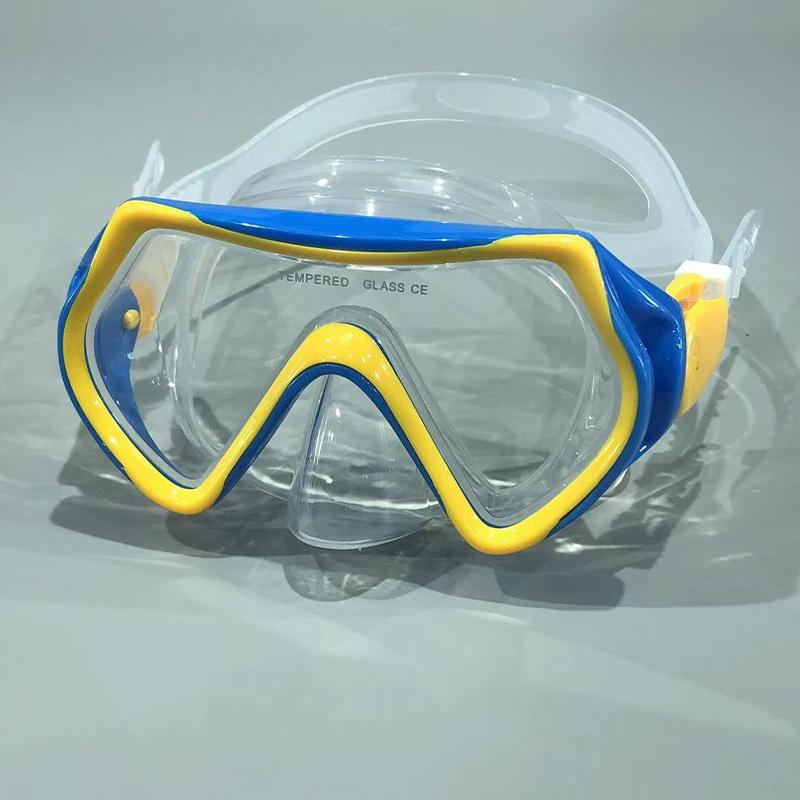 Children's Silicone/Tempered Glass Diving Mask