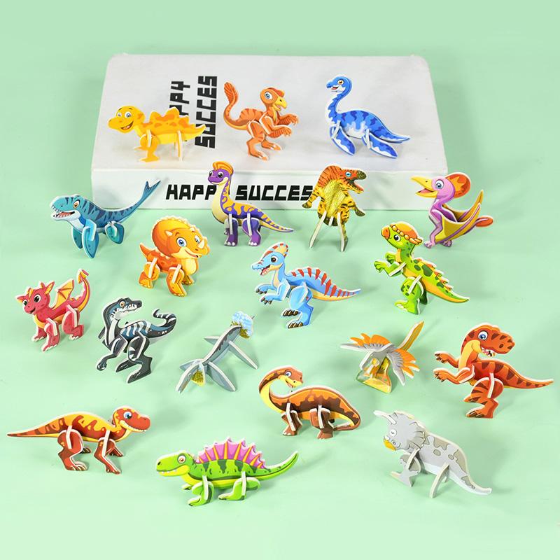 30Pcs 3D Cartoon Car Paper Jigsaw Puzzle Construction Truck Toys Kids Birthday Party Favors Gift for Guests Goodie Pinata Filler