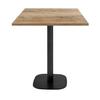 Table 70 X 70 Cm - Round Snack Model Slovenian Oak