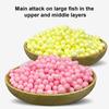 170pcs/bottle Foam Floats Ball Beads EPS Beans Carp Fishing Lure Boilies Sweet Smell Floating Bottom Hair Rig Popup Fishing Bait