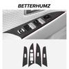 Betterhumz Для Mazda 3 Axela 2004-2009 Из Алькантары Накладки на Панель Управления Стеклоподъемниками Дверей Автомобиля Внутренние Аксессуары