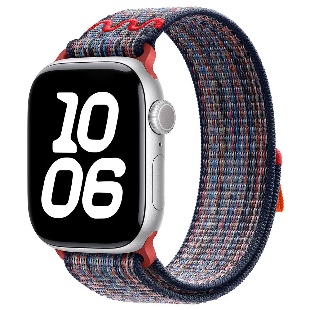 Нейлоновый ремешок-петля для Apple Watch 45 мм 44 мм 46 мм 40 мм 41 мм 38 мм 42 мм Correa Браслет iWatch Серии 11 10 6 Se 7 8 9 Ultra 3 2 49 мм