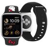 Hello Kitty Silicone Kitty Head Strap For Apple Watch 42/44/45/49Mm - Black