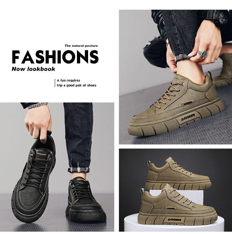 Мужские черные водонепроницаемые нескользящие кожаные туфли шеф-повара и для работы, универсальные повседневные спортивные кеды для скейтбординга