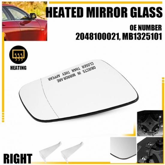 Mirror Glasses Side Passenger Heated For 2010-11 Mercedes C250 4Matic MB1325101