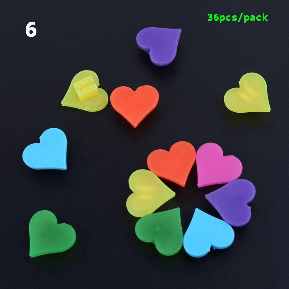 Clip Stars Bicycle Cycling Plastic Multi-color Bead Spoke Beads Decoration Bike Accessories