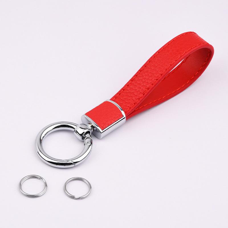 Женский Роскошный Металлический Кожаный Держатель для Ключей Мужские Гаджеты Парный Автомобильный Брелок Аксессуары Высокое Качество Держатель для Ключей Автомобиля