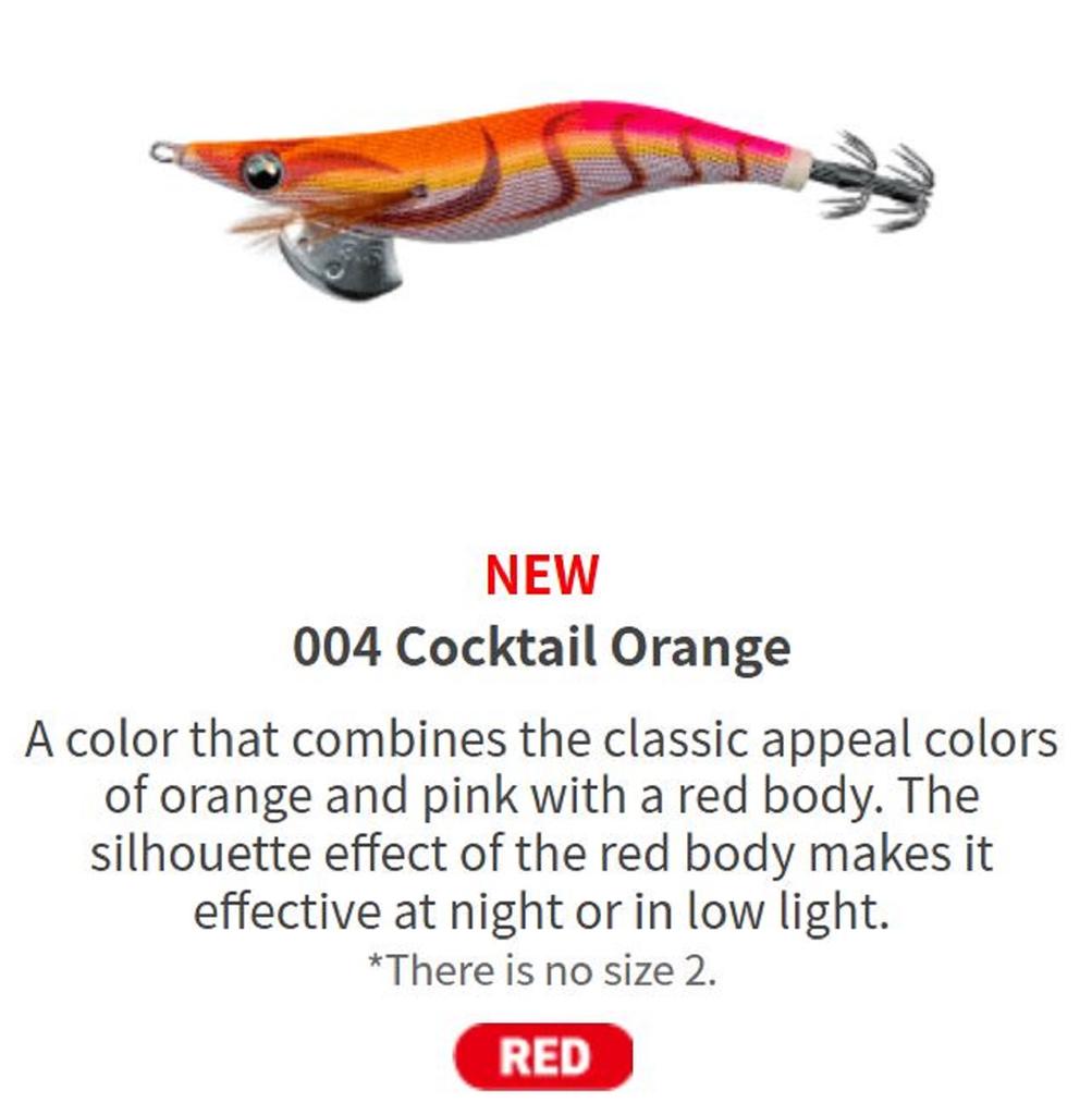 Yamashita Live Egi-O-Q Squid Jig 3.0-15grams-3.5-4 Sec Per M CTO (3924)