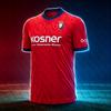 Футбольная футболка Osasuna 26-27 выездная, дышащая футболка с 3D-печатью, быстросохнущая, сетчатая спортивная футболка для мужчин и женщин