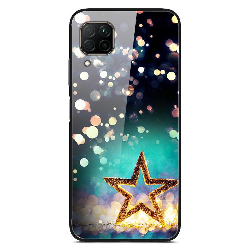 Luxury Cover Case for Huawei P40 Lite Tempered Glass Cover for Huawei P40 Lite E Phone Case for Huawei P 40 Lite Coque P40Lite E